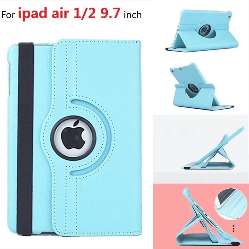 Для ipad air 1/2 9 7 дюймов Смарт кожаный чехол из искусственной кожи для планшета