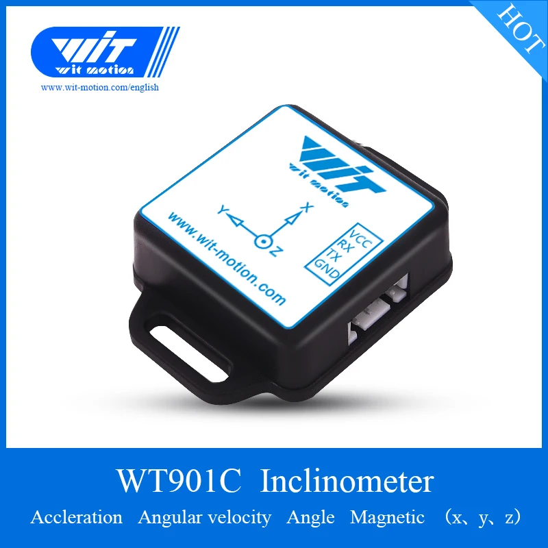 

WT901C AHRS Sensor 3 Axis Digital Angle (Roll Pitch Yaw) Acceleration Gyroscope Magnetometer MPU-9250 Module For PC/Android/MCU