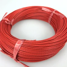 Фторопласт 100 м 12 В нагревательный кабель для изготовления подогреваемого одеяла, подогрев автокресла Ом на метр по индивидуальному заказу