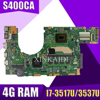 

XinKaidi S400CA Laptop motherboard for ASUS S400CA S500CA S400C S500C S400 S500 Test original mainboard 4G RAM I7-3517U/3537U