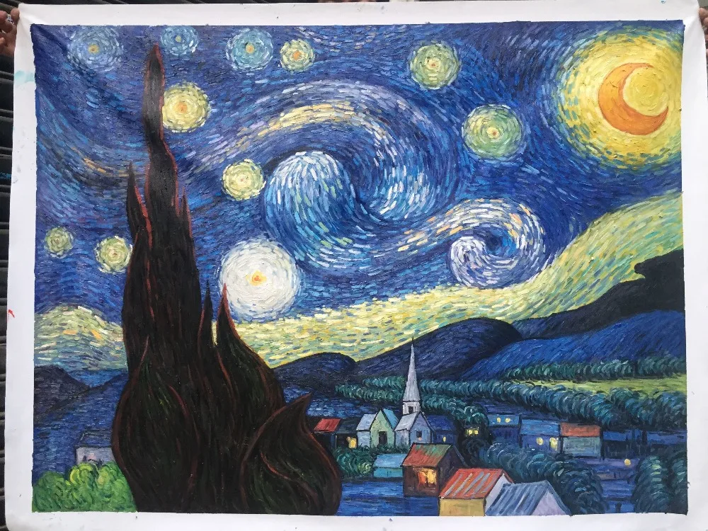 36x48inch starry night