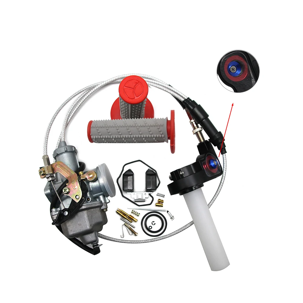 Карбюратор ZS Racing Keihin Auto PZ30 КАРБЮРАТОР 30 мм + ремонтные комплекты рукоятка Ручка