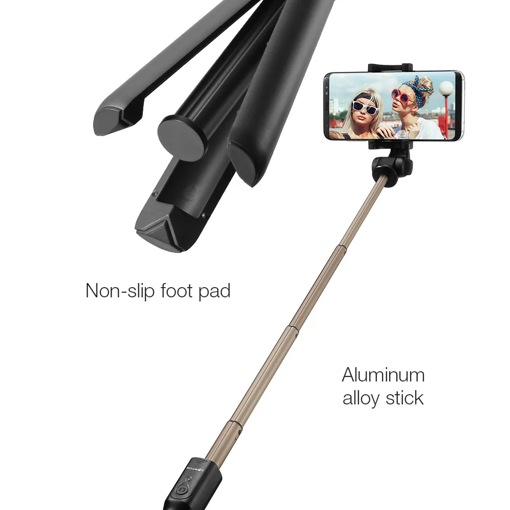 BlitzWolf BS3 Универсальный беспроводной Bluetooth Selfie Stick Мини Штатив Выдвижной Складной Монопод Live Stream Travel для iPhone 11 Pro X XR 8 Для Samsung Xiaomi 9 Huawei P30 Pro Смартфон