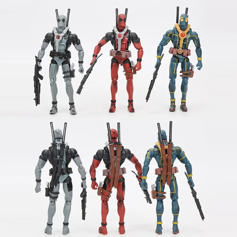 

15cm Superhero Deadpool with Weapons Deadpool Movable PVC Action Figure Toy