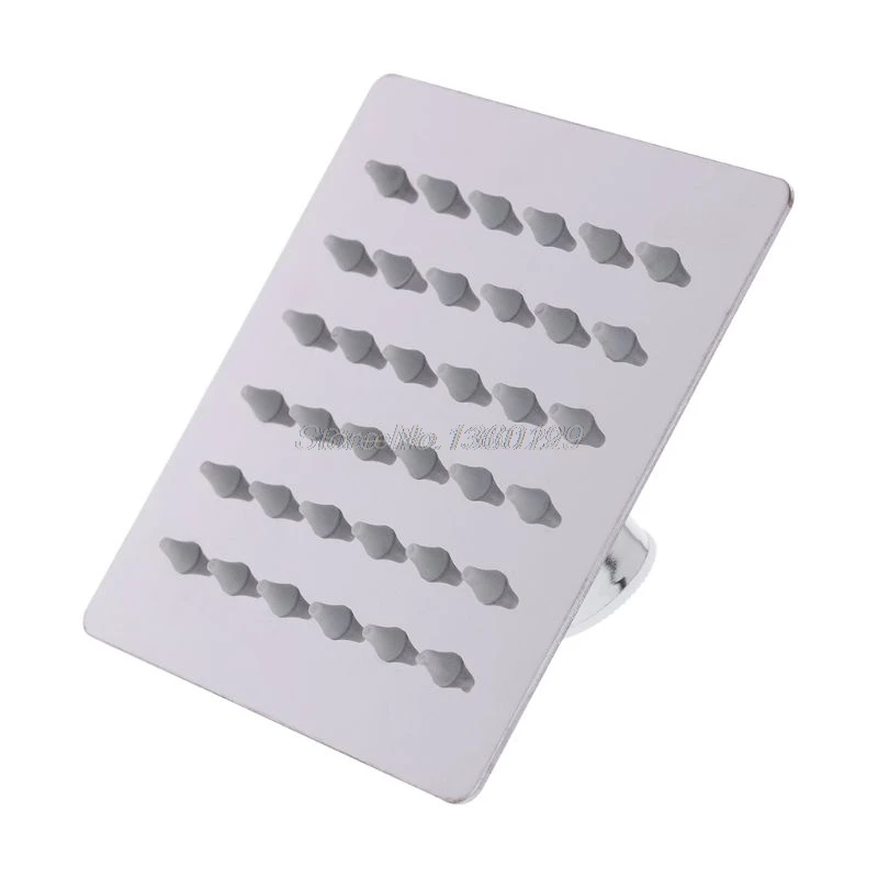 

Stainless Steel Square Showerhead Ultra-thin Rainfall Shower Head Chrome Finish