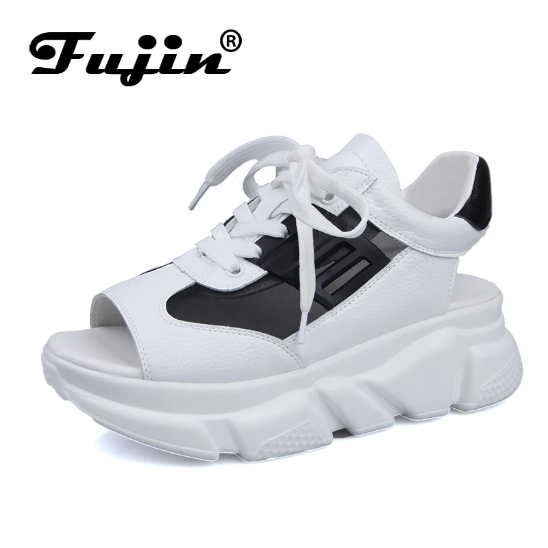 Fujin Woman Sandals 2019 Summer Sandals Women Sandalias De Verano Para Mujer Pink Shoes Mesh Breathable