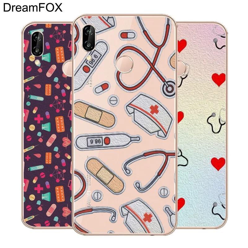 DREAMFOX M271 медсестры медицинская медицина Мягкий ТПУ силиконовый чехол для huawei Honor 6A