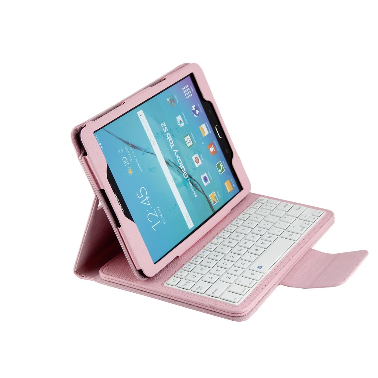 Bluetooth клавиатура для samsung Galaxy Tab S2 9,7 беспроводная клавиатура чехол для Galaxy Tab S2 9,7 T810 Планшет Флип кожаный чехол+ ручка