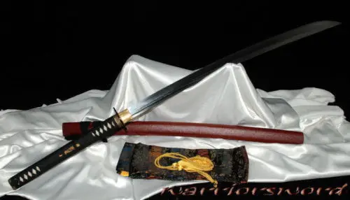Японский меч Naginata 44 дюйма ручная работа полное лезвие Тан юнокуби ZUKURI острый №