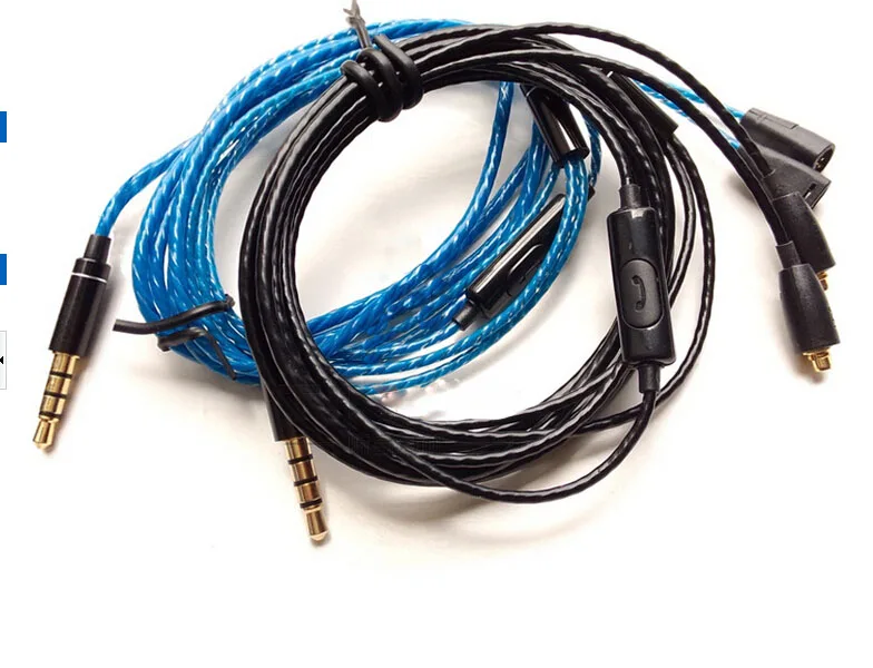 OFC DIY Headphone Replacement repair Cable with MIC headset Wire for