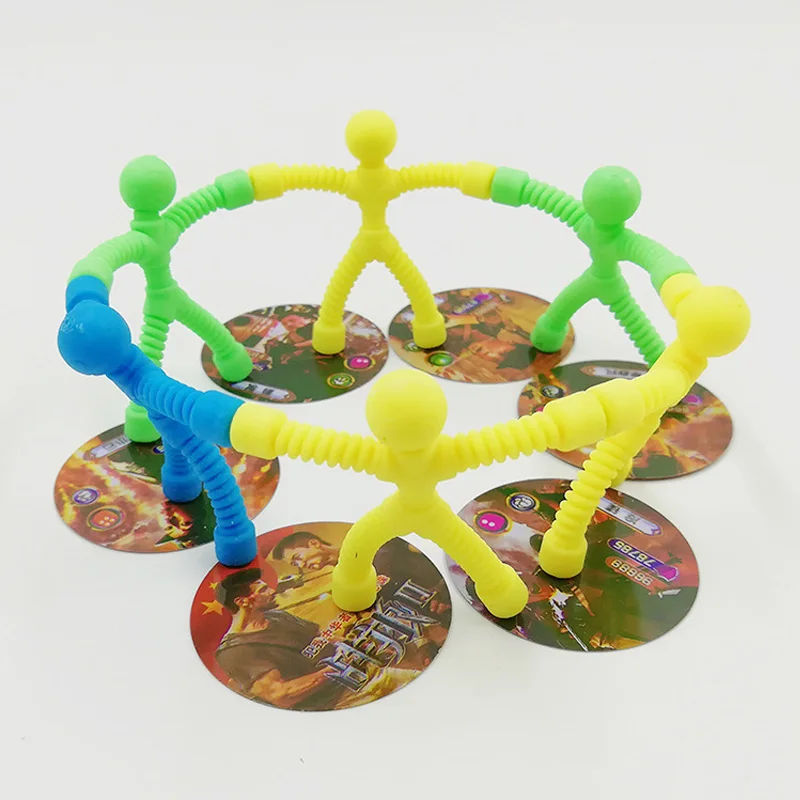 3 шт. креативная сувенирная экологическая вентиляционная головоломка магнитный человек кукла игрушка магнитная наклейка детский держатель для сообщений
