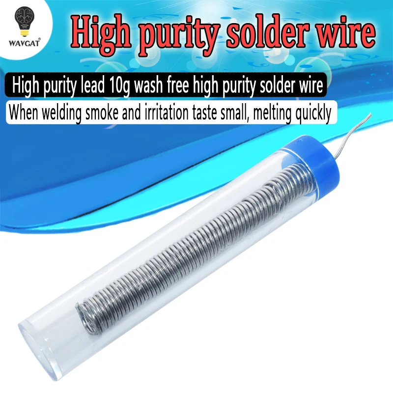 

DIY Tin lead Rosin Core Solder Wire 10g 1.0mm 2% Flux Reel Welding line New Tin content 45%