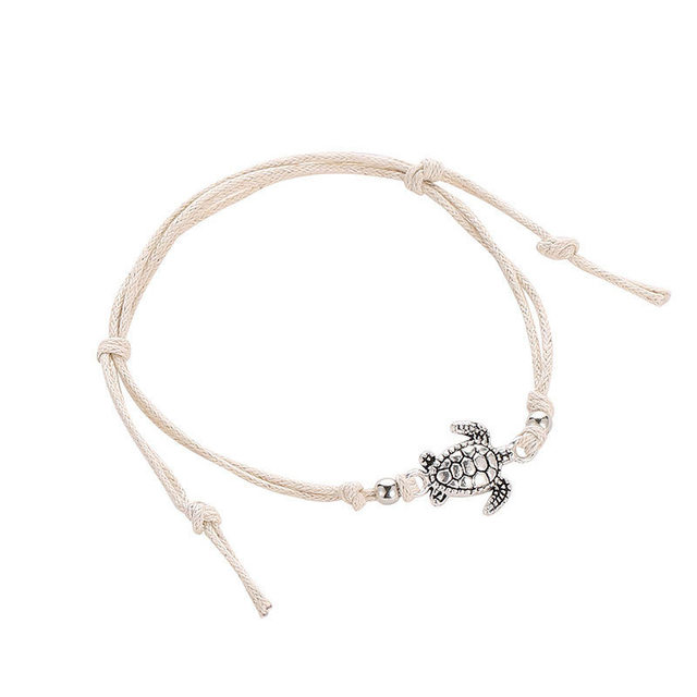 Vintage Boho Multi Layer Beads Anklets For Women Fashion Sun Pendent Anklet Handmade Chain Foot Party Jewelry Leg Bracelet
