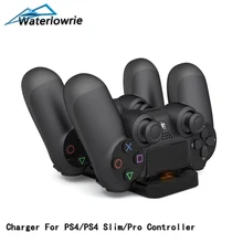 Двойное зарядное устройство s USB Двойная зарядка питание док-станция зарядное устройство для PS4 playstation 4 беспроводной Bluetooth геймпад для sony PS4 контроллер