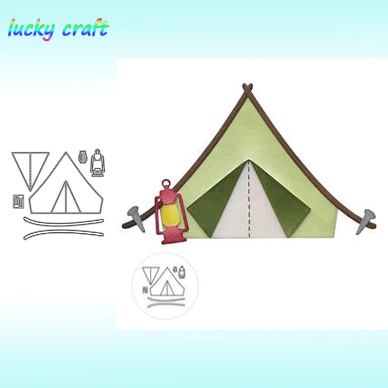 

Luck YCraft Tent combination set Metal Cutting Dies for DIY Scrapbooking Embossing Paper Cards Making Crafts Dies Cut 2019