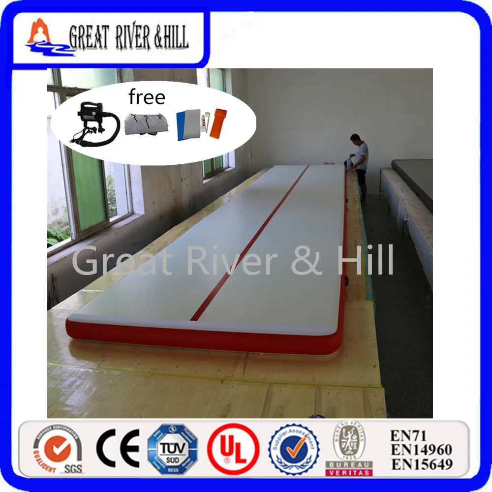 

10m 32.8ft Inflatable Air Track /Airtrack / Air tumbling+Blower+Repairt Kits+Free Express Shipping