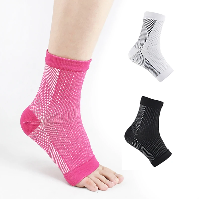 

1 pairs Foot care Heel Insole Protective Pressure Compression Ankle Socks Sport Socks Basketball Socks Running Unisex