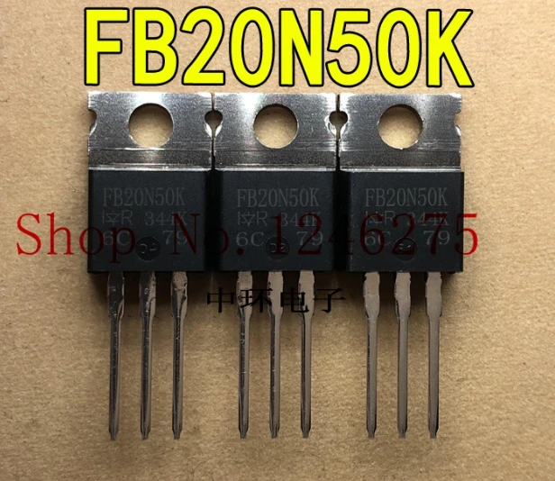 FB20N50K IRFB20N50K IRFB20N50KPBF TO-220 100% Новый оригинальный без ремонта | Электроника
