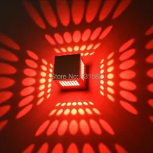 3 Вт AC85-265V алюминиевый светильник светодиодный светильник настенный светильник коридор крыльцо Светильник фойе поглощающий купольный светильник Теплый/Холодный белый/R/G/B/Y/P