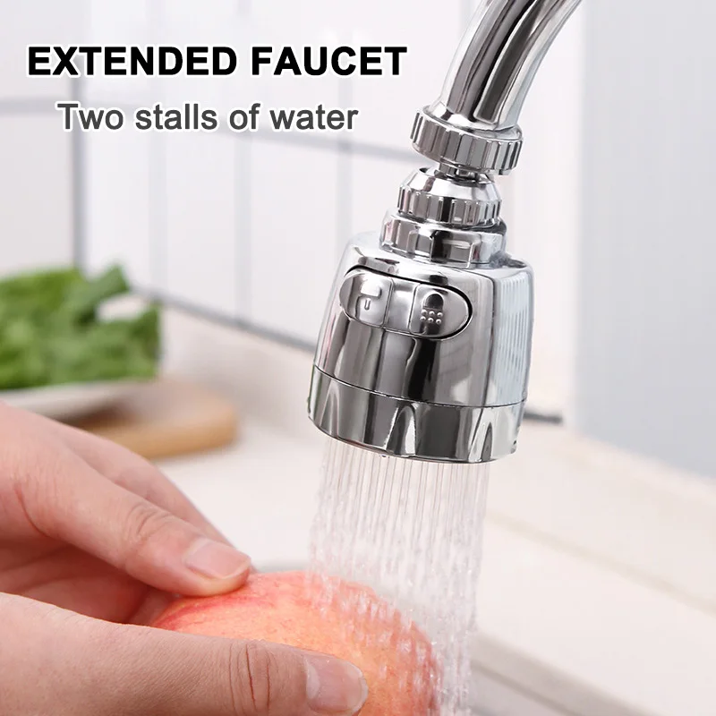 

1pc Household Water Faucet Filter Extender Rotating Anti-splash Water Tap Booster Shower 2019ing