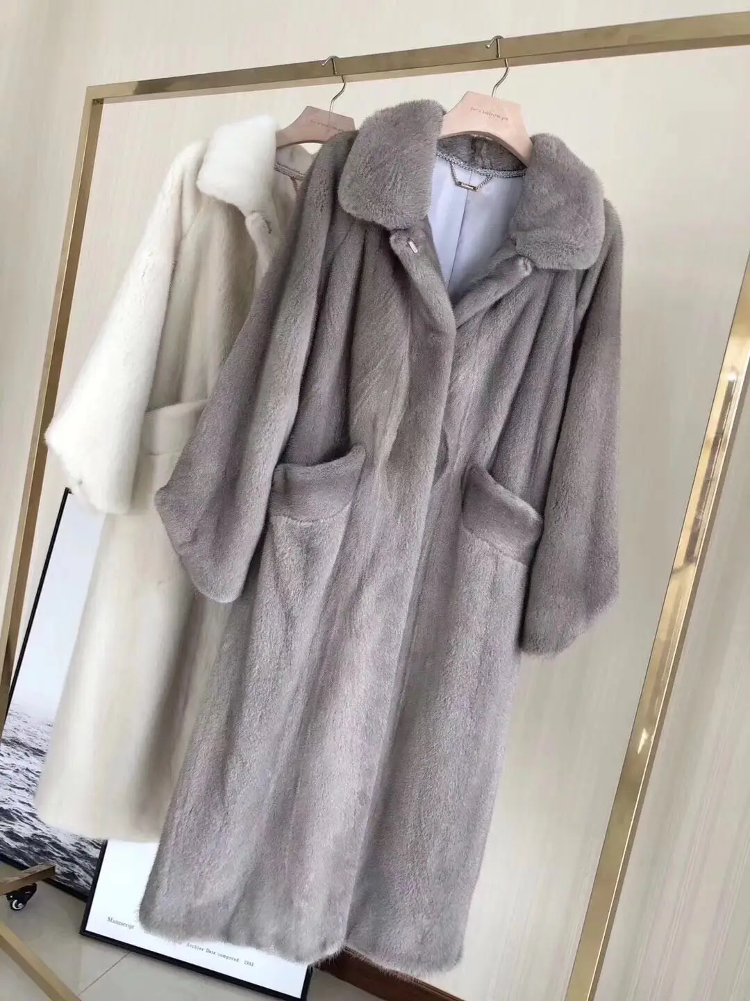 Long Color Outwear Veste Réel Naturel Manteau De Fourrure Picture 2018 Nouveau Femmes picture Color Vison qRywa8R7H
