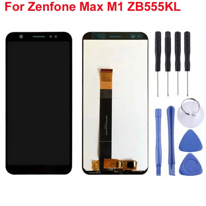 5,5 ''для ASUS Zenfone Max M1 ZB555KL ЖК-дисплей панель сенсорный экран дигитайзер стекло сенсор сборка запасные части+ рамка