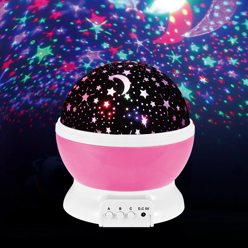 

Novelty Luminous Toys Romantic Starry Sky Led Night Light Projector Battery Usb Night Light Creative Birthday Toys For Children