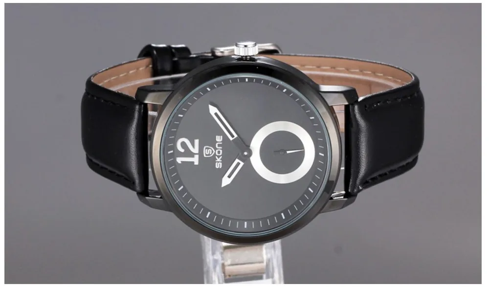 Future Design SKONE мужские брендовые часы с кожаным ремешком кварцевые часы мужские повседневные часы водонепроницаемые наручные часы relogio masculino