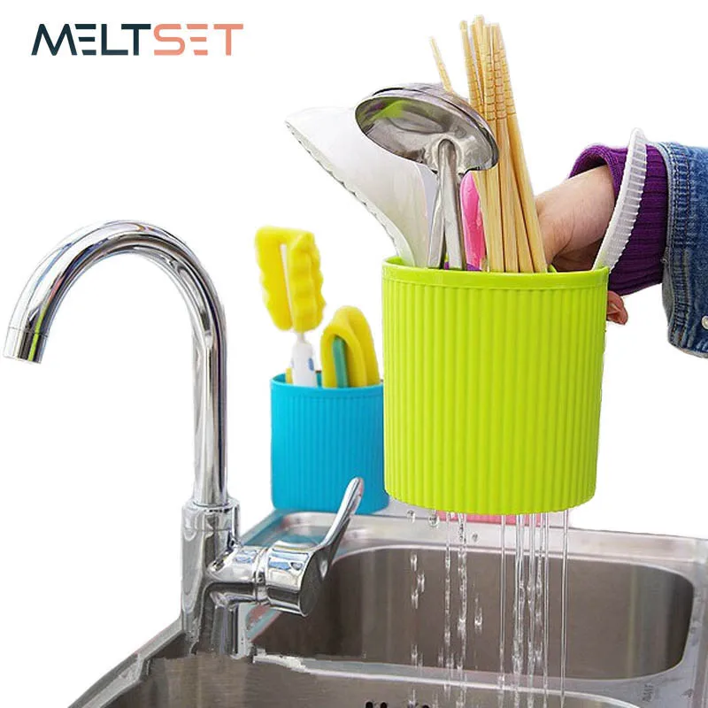 

Kitchen Cutlery Drainer Organizer Tableware Storage Holder Spoon Fork Organizer Toiletry Holder Toothpaste Toothbrush Drainer