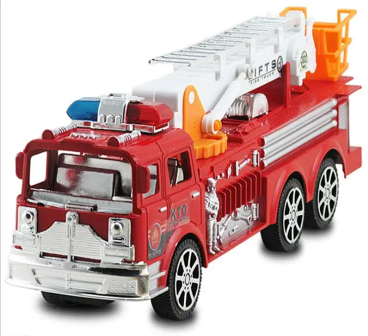  new children's toy car large inertia simulation fire truck ladder model toys