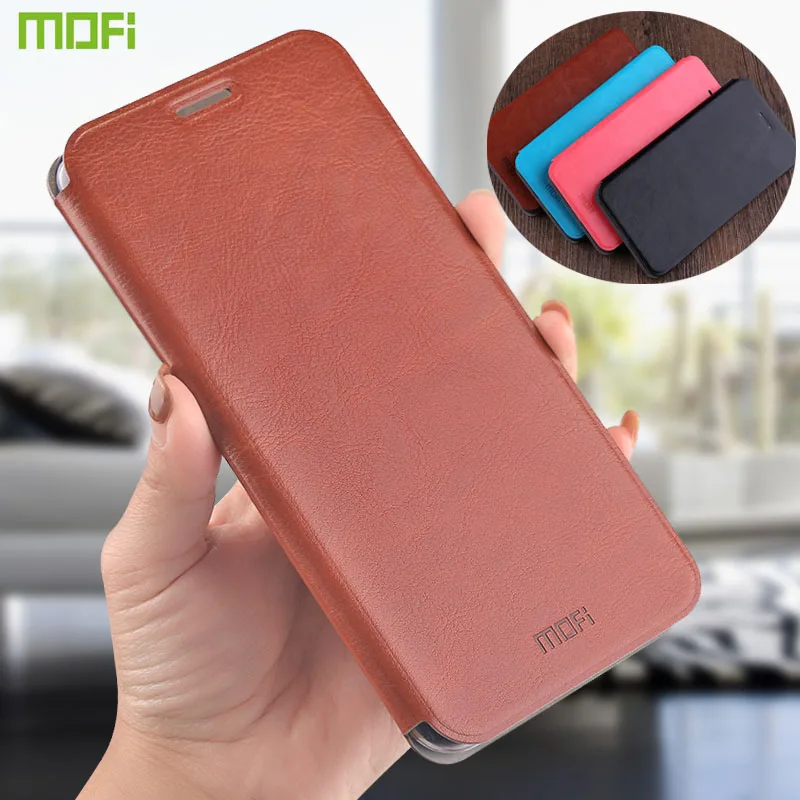 

Mofi For Huawei Nova 4 Case PU Leather Soft TPU Silicone Cover Flip Style Mobile Phone Cases For Huawei Nova 4 Stand Cover
