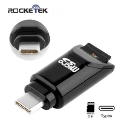 Rocketek Тип c usb 2,0 otg телефон type-c устройство чтения карт памяти Адаптер для micro SD/TF ПК компьютер аксессуары для ноутбуков