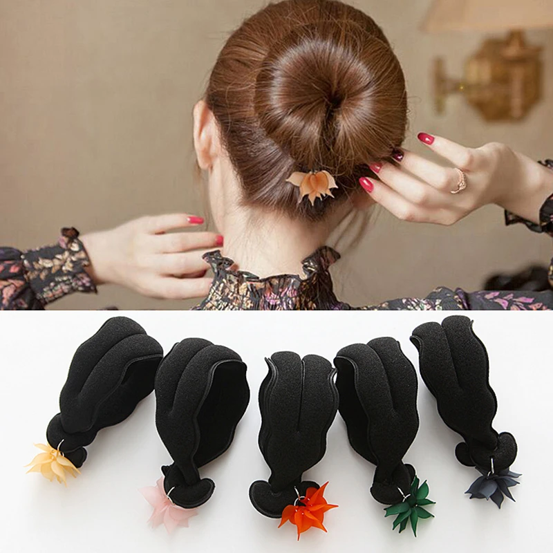 Accesorios para el cabello utensilio para hacer moños barra para el pelo, trenzadora, banda para el pelo artesanal|Accesorios para pelo de mujer| - AliExpress