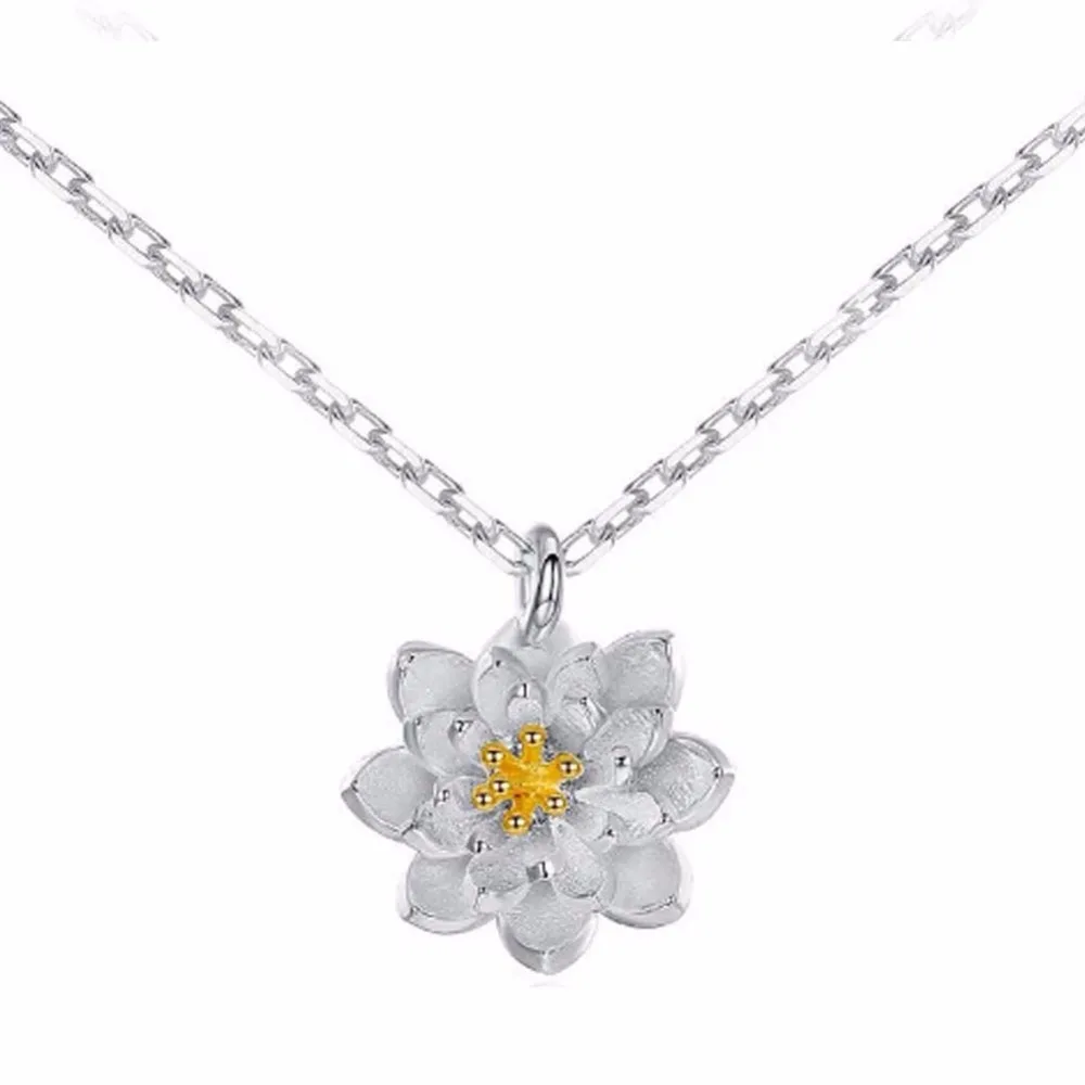 Cute flower necklace Clearance