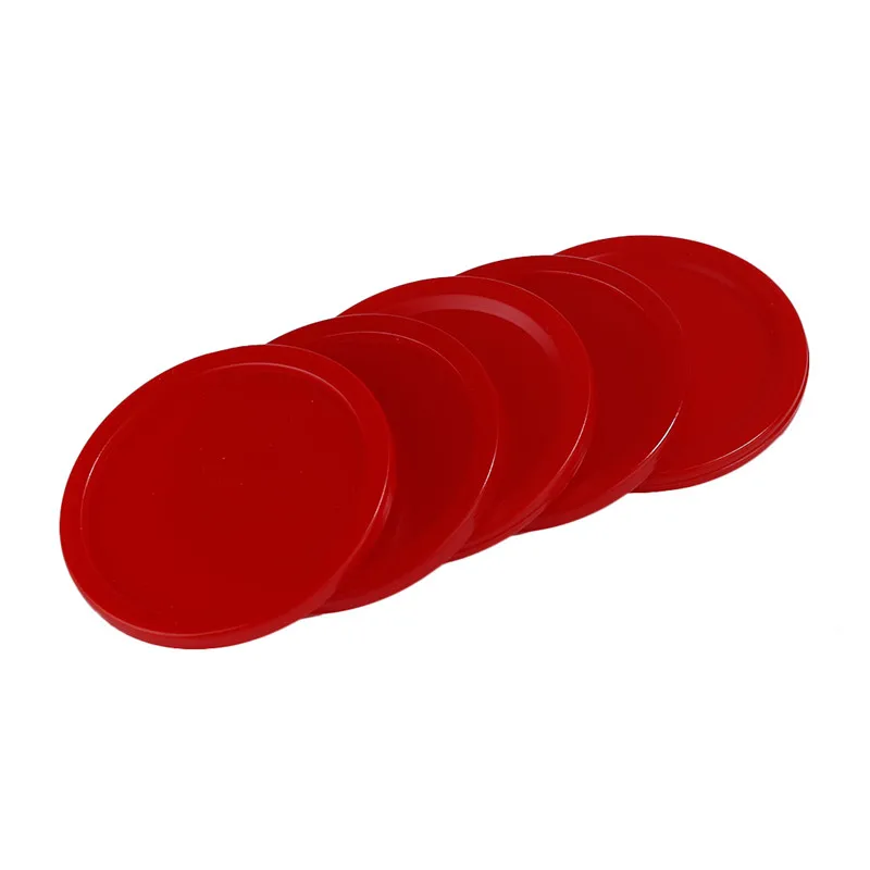 5 шт. горячие новые высококачественные детские домашние настольные игры игрушки красный пластик Мини Воздушный хоккейный стол шайба прочный практичный