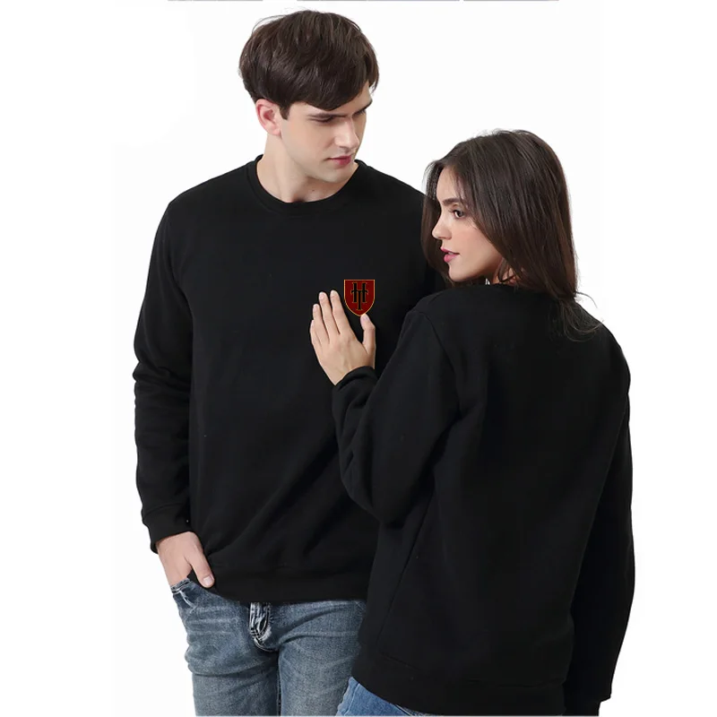 QJM Женская толстовка с круглым вырезом пуловер буквенным принтом топы кофты