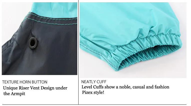 Women Men Raincoat Pants Set 20