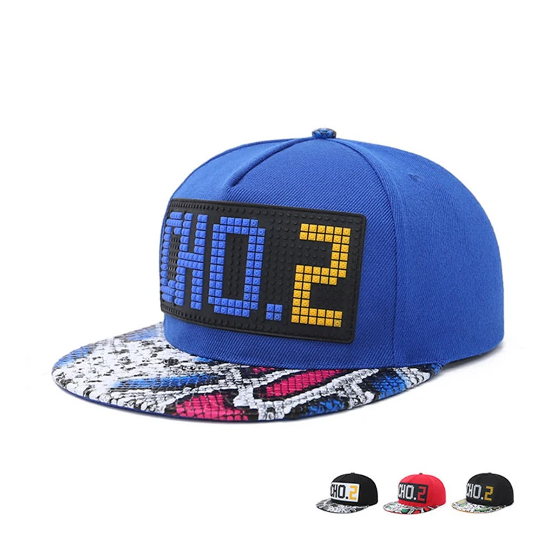 

Men Women Couple Hip Hop Cap Spring Summer Autumn High Quality Bone Punk Snapback Hats Letter CHO2 Fashion Flat Caps Adjustable