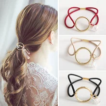 M MISM женские модные аксессуары для волос цветок Стразы резиновые ободки Женская резинка для волос эластичная лента для волос для девочек