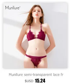Munllure сексуальное китайское красное ультратонкое нижнее белье женский мягкий удобный Шелковый бюстгальтер комплект нижнего белья
