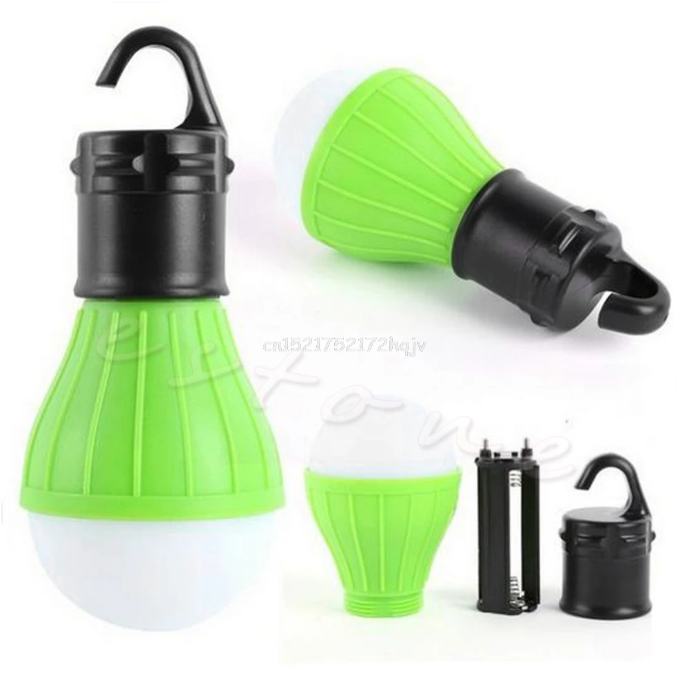 

3x LED Portable Hanging Hook Emergency Lamp Camping Tent Light Outdoor Hiking Lantern D24 dropship