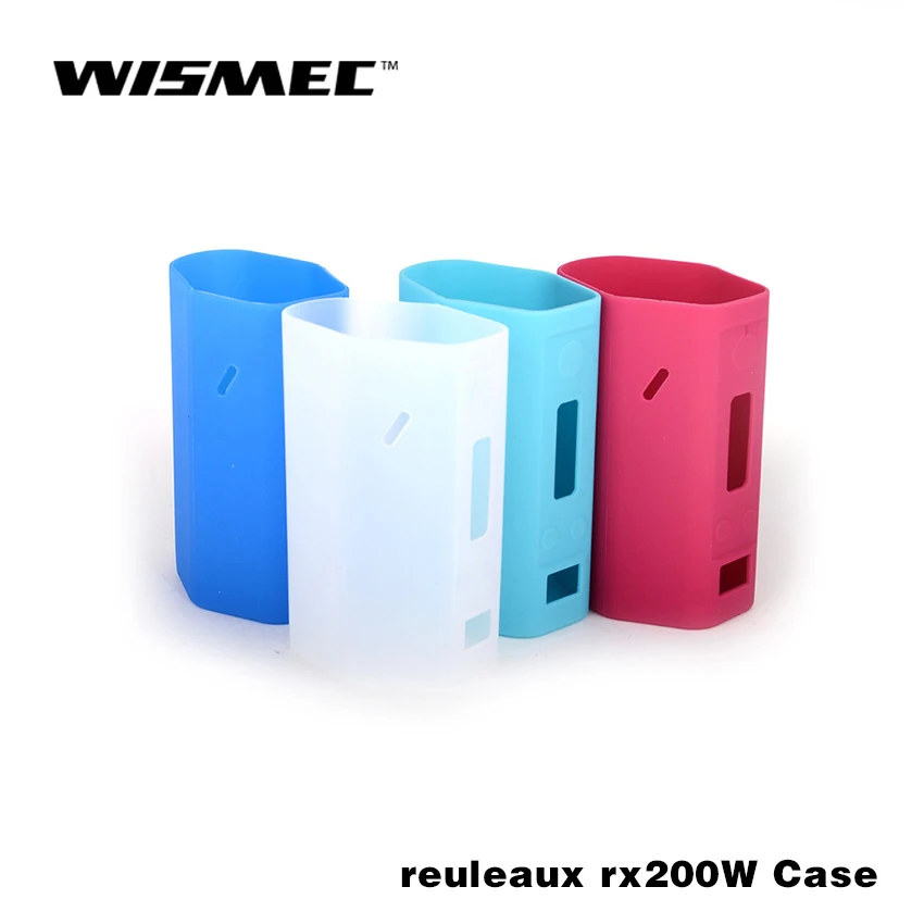 

100% original Wismec RX200 Silicon Case Colorful Protective Covers Skin For Wismec Reuleaux RX200 rx200s Mod 10pcs
