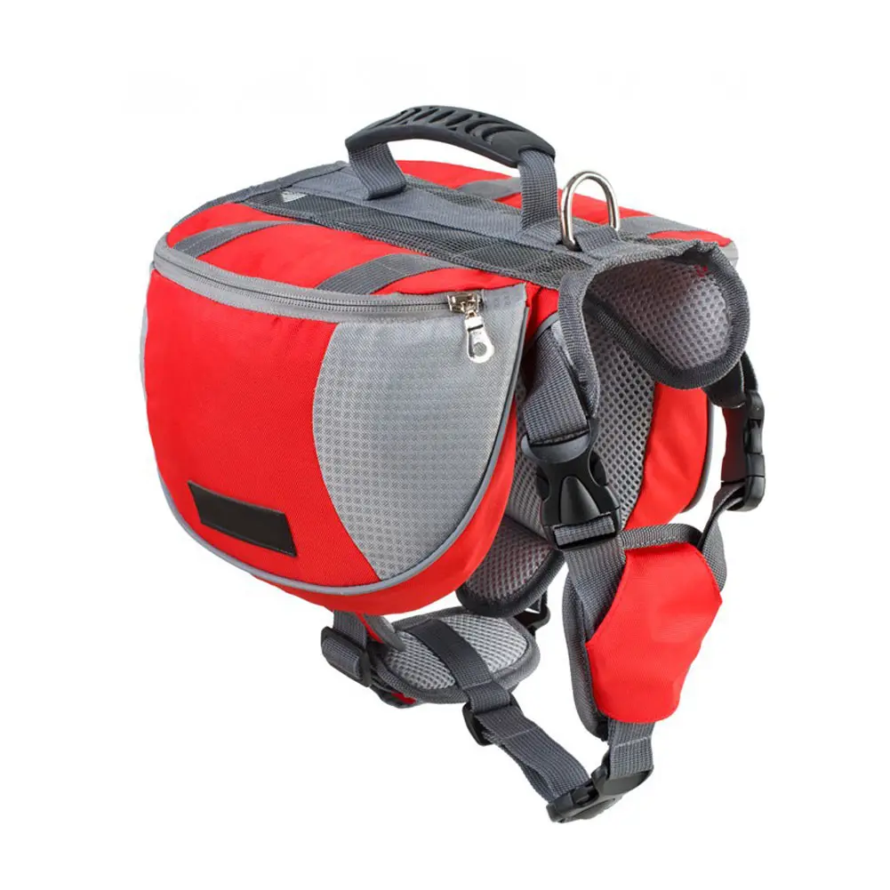 Лидер продаж, профессиональный рюкзак для путешествий и собак, тренировочный ремень, быстросъемный седельная сумка Hogard - Цвет: Red