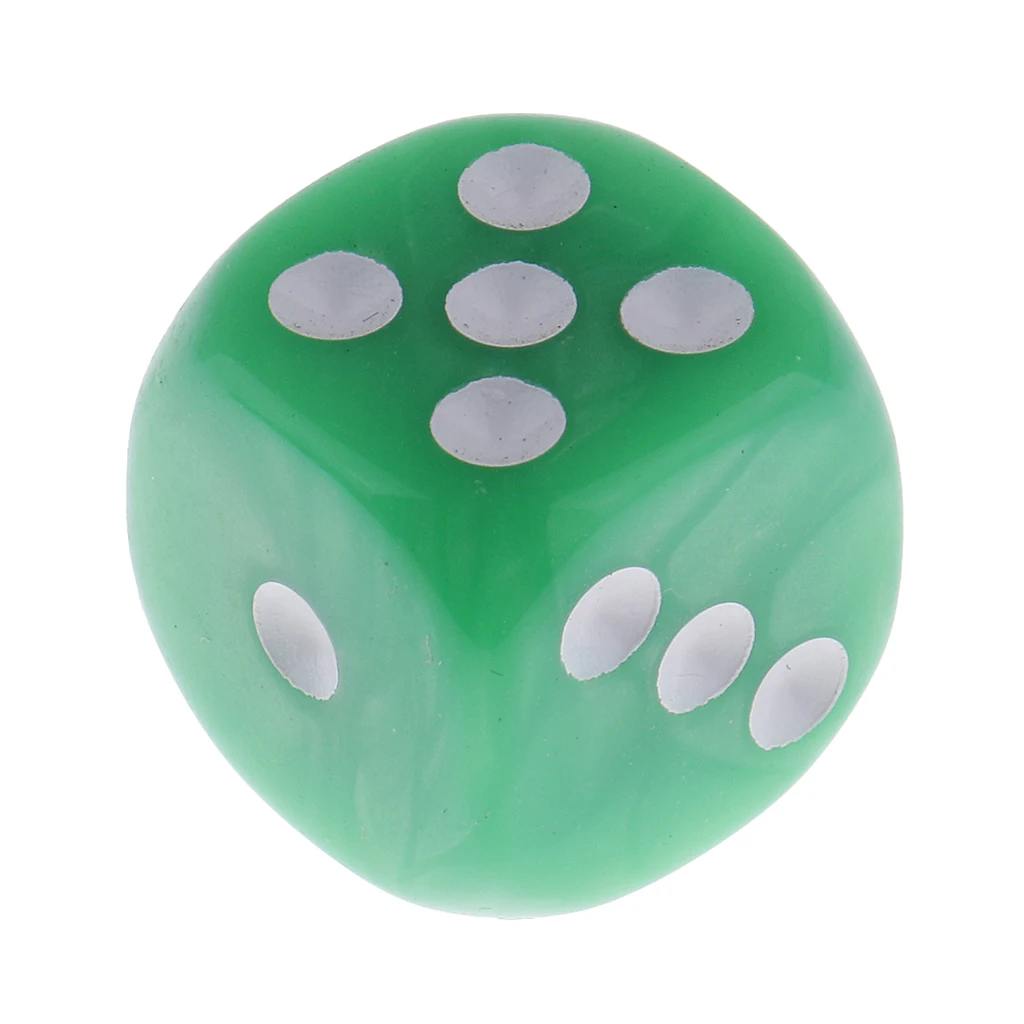 10 Pcs Plastic 6-sided Digital Dice D6 for Party Bar Pub Camping Travell Christmas Table Game D&D MTG RPG Gaming Acce 10-Color