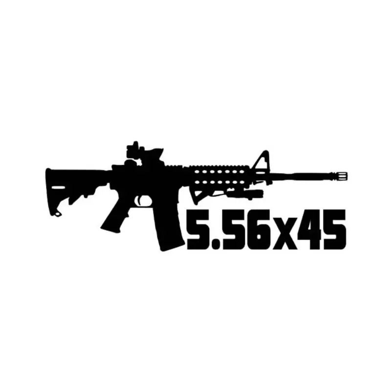 Искусственная задняя винтовка 14 см * 5 56x45|stickers on the wall|sticker packagingsticker wood |