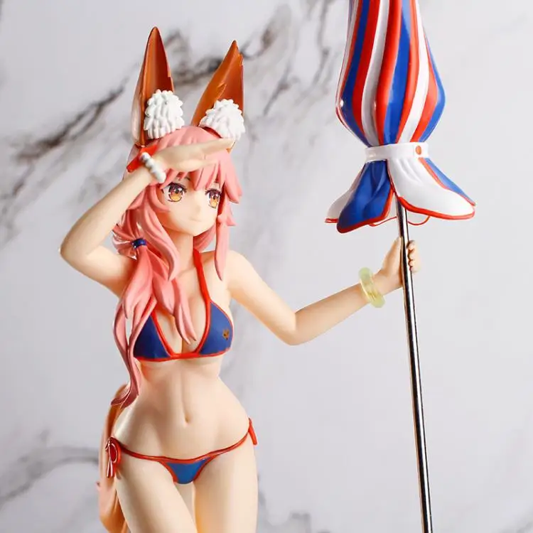 Аниме Fate/Grand Order Fgo сексуальный Лисичка жена купальник Tamamo No Mae 5 звезд Кастер ПВХ Действие игрушечная фигурка модель для взрослых Brinquedo