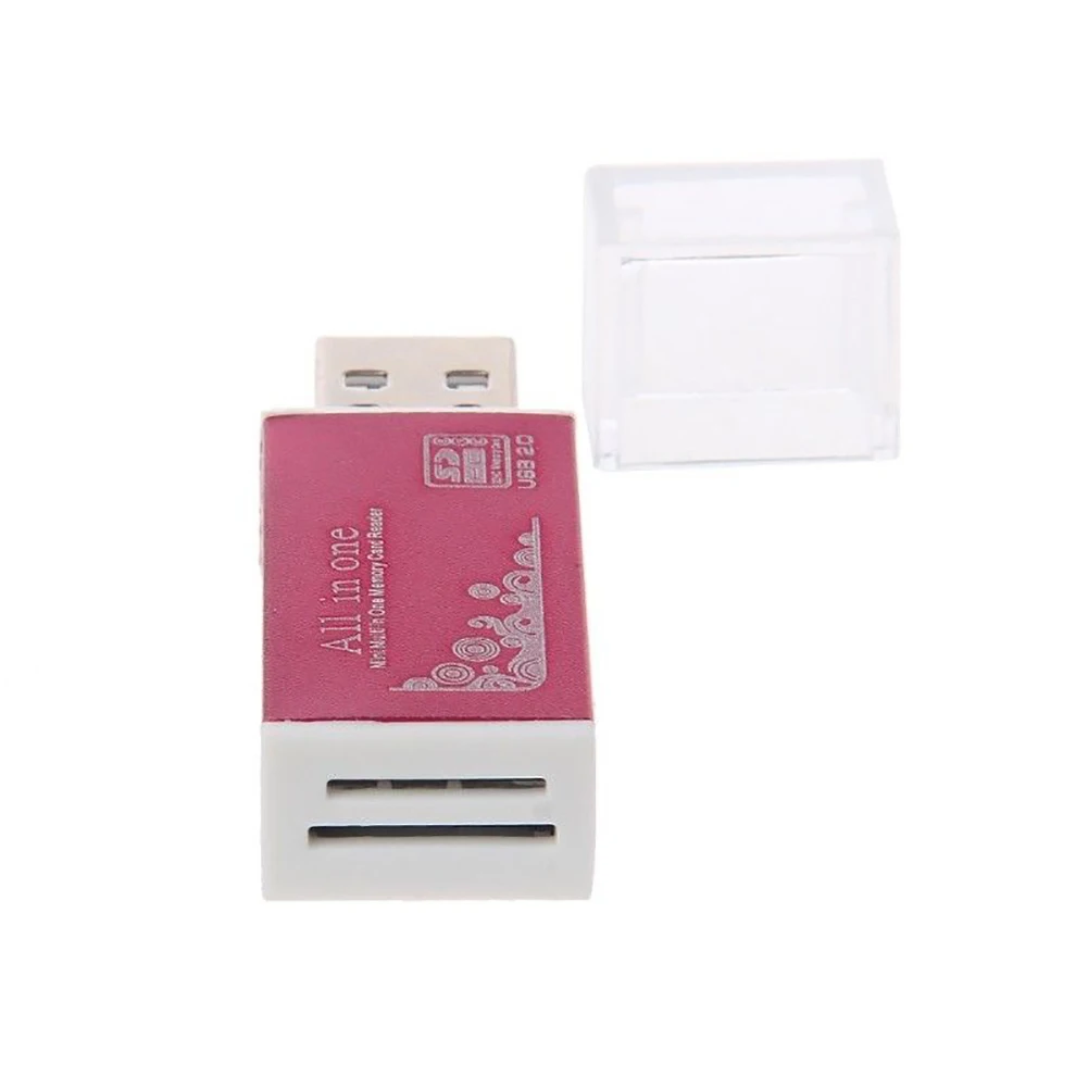 Оптовая продажа быстрая скорость USB 2,0 Multi Card Reader для SD/SDHC MMC TF MS M2