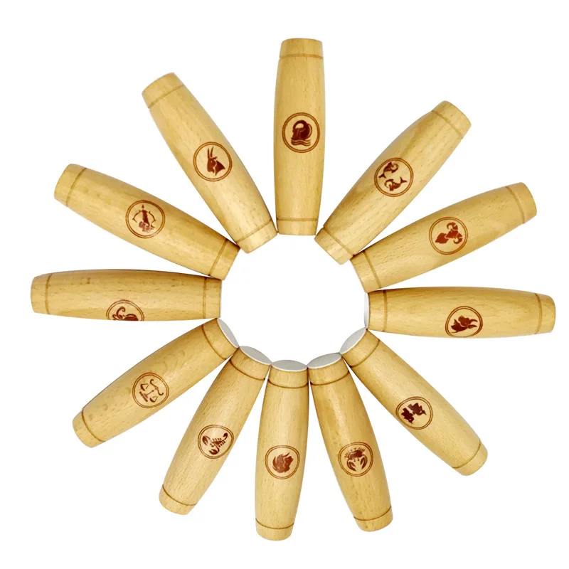 2019 bâtons de bois meilleure vente bureau Flip jeu en bois barre de décompression nouveaux jouets de décompression exotiques douze Constellations