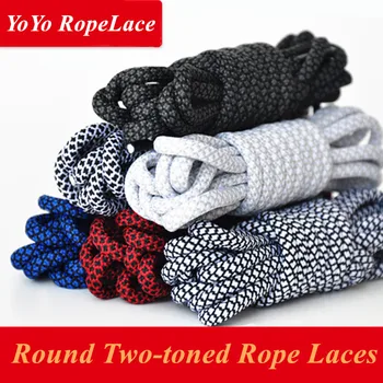 

2019 Bestselling Colorful Rope Laces 49" Round Rope Shoelaces for Brand Sneaker Laces-Free Shipping