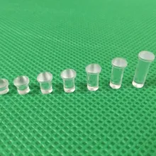 100 шт 4 мм бесцветные бриллиантовые кусочки из круглый светильник трубы PNL MNT 2,54 мм-5 мм длиной 4 мм светодиодный Диод светодиодный ламповый абажур заменить PLP5-2